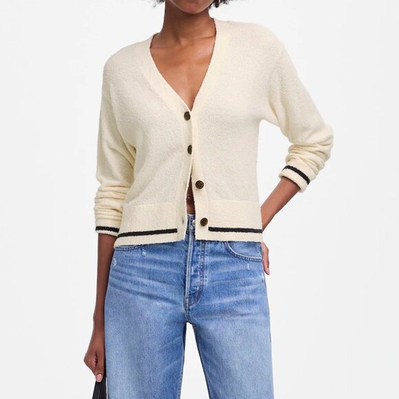Madewell Sweaters - NWT Madewell Micro Bouclé-Knit Cardigan XS